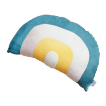Rainbow Coloured Children's Cushion Pillow for Toddler Bedroom Nursery