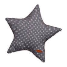 Star Shaped Children's Cushion Pillow for Baby and Toddler - Grey