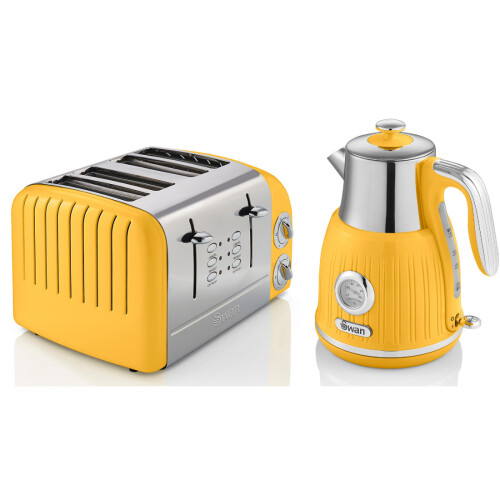 Green Kettle Mustard Toaster And Kettle Litre Swan Yellow Kettle