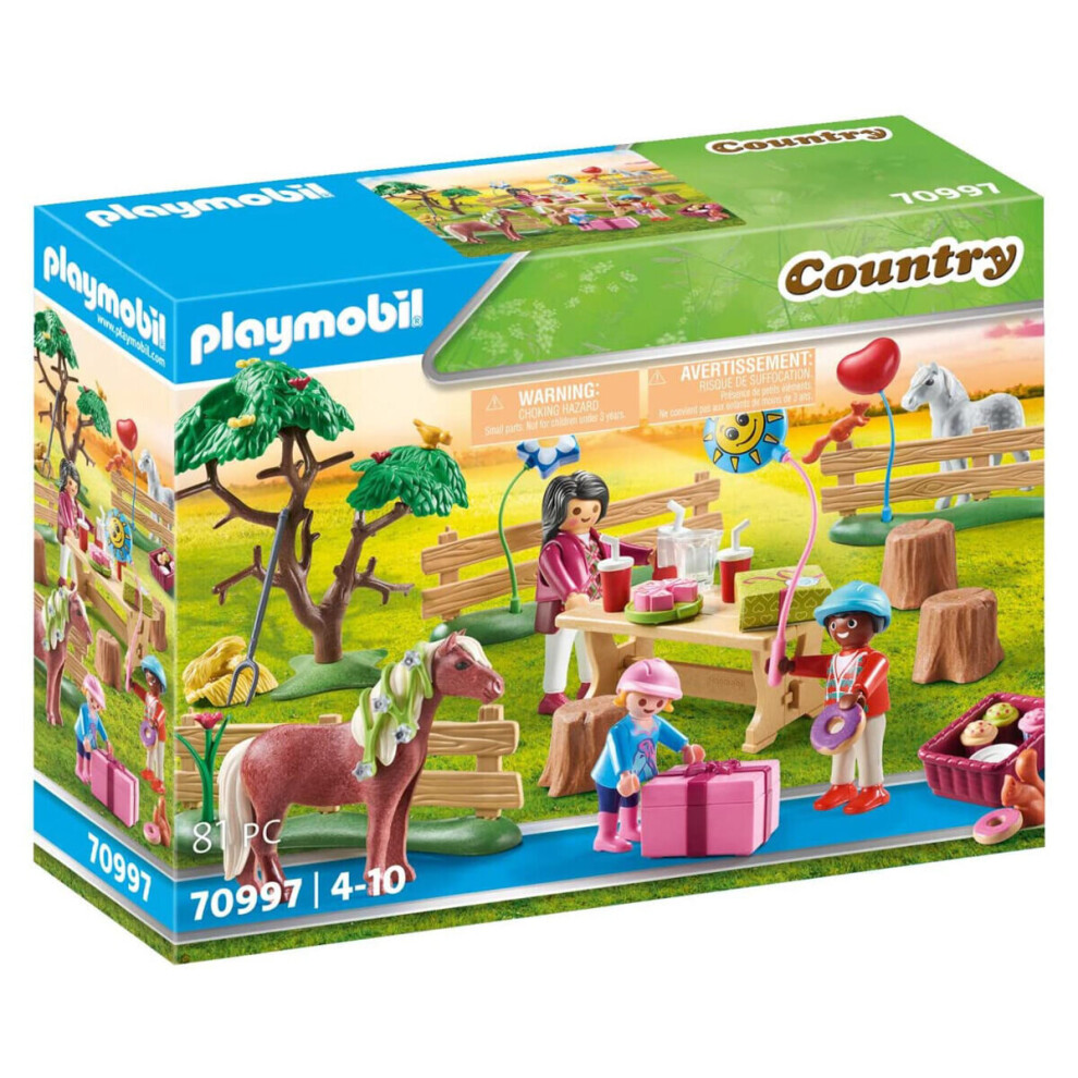 Playmobil Country Pony Farm Birthday Party 70997