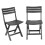 URBN Living (2Pc Set) Collapsible Outdoor Folding Garden Chair 1
