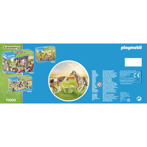 PLAYMOBIL Playmobil Ponis Islandeses con Potros 1