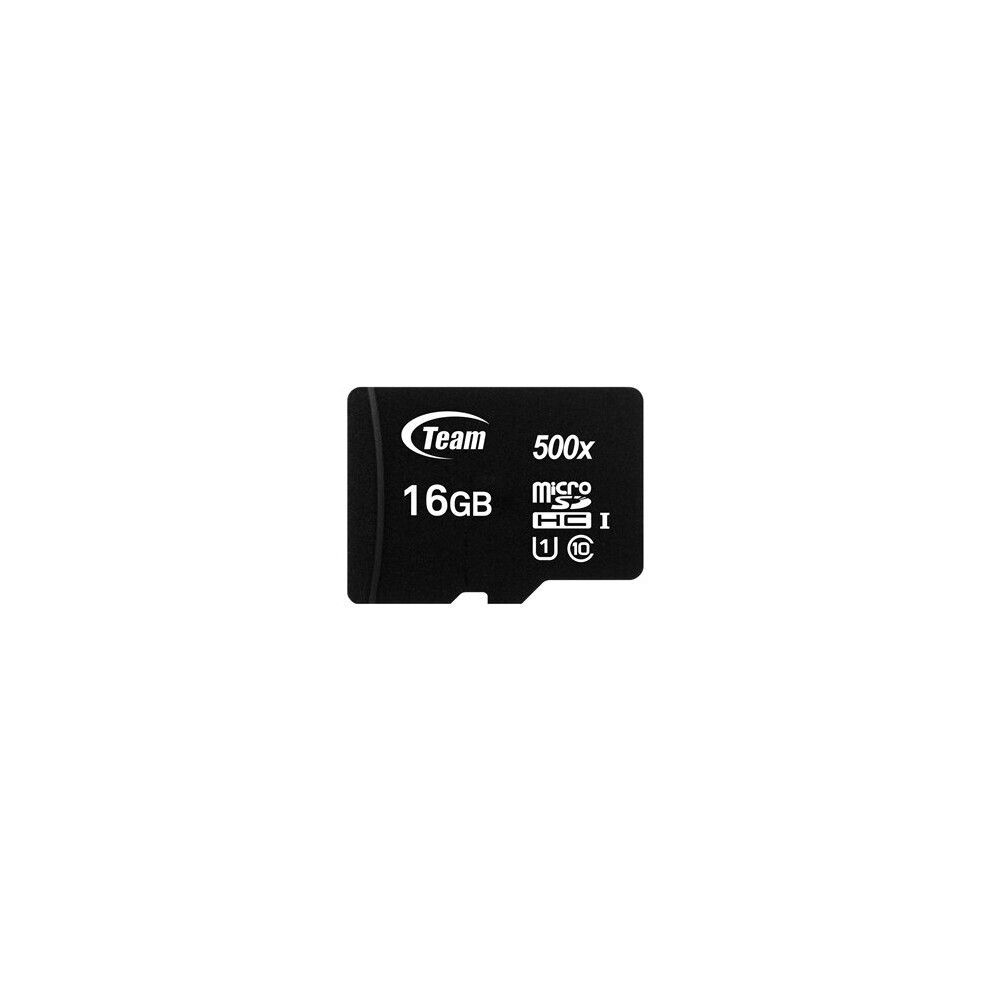 Team 16Gb Micro Sdhc Class 10 Uhs-I Flash Card With Adapter 765441038226