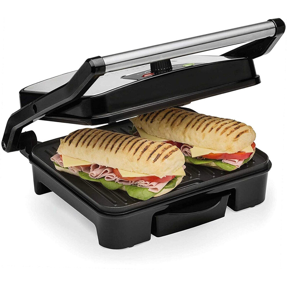 Andrew James Panini Press & Health Grill with Large Non-Stick Plates