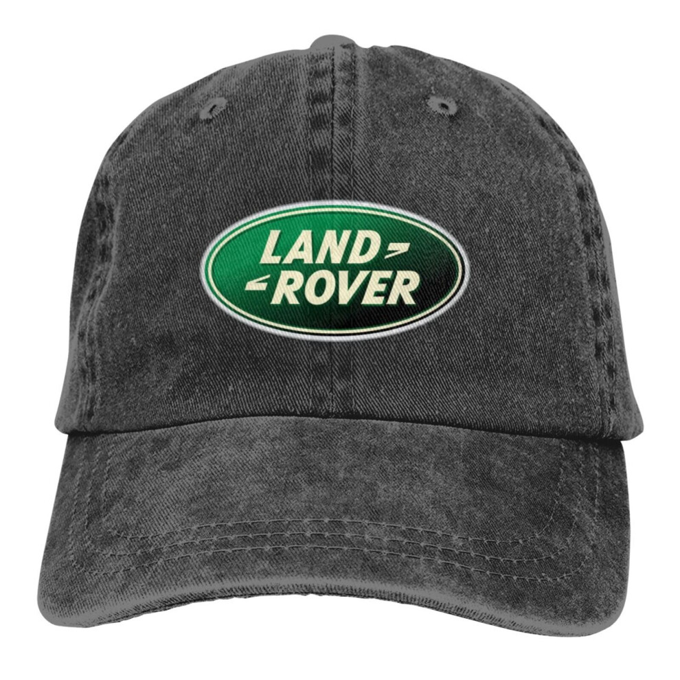 (Black) Land Rover Unisex Cotton Adjustable Baseball Cap