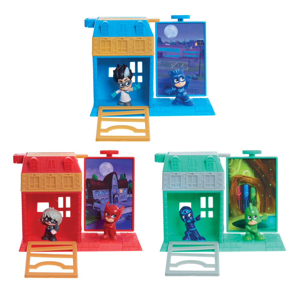 PJ Masks Night Time Micros Trap & Escape Playset (1 At Random)