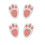 15x Easter Bunny Footprints Egg Hunt Paw Prints Ideal Crafts & Games 3