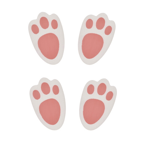 15x Easter Bunny Footprints Egg Hunt Paw Prints Ideal Crafts & Games 2