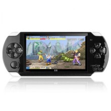 10000 Games HD Handheld Game Console With a 4.3 Inch Screen - Black