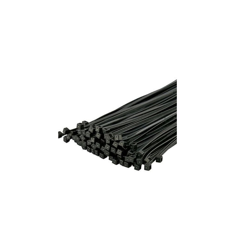 (White / Natural, 300mm x 3.6mm) Cable Ties - Black or White - Pack of 100