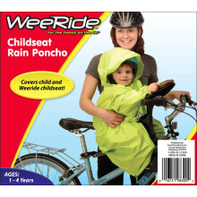 WeeRide Rain Poncho Weather Baby Child Bike Seat Yellow Cycling Bike