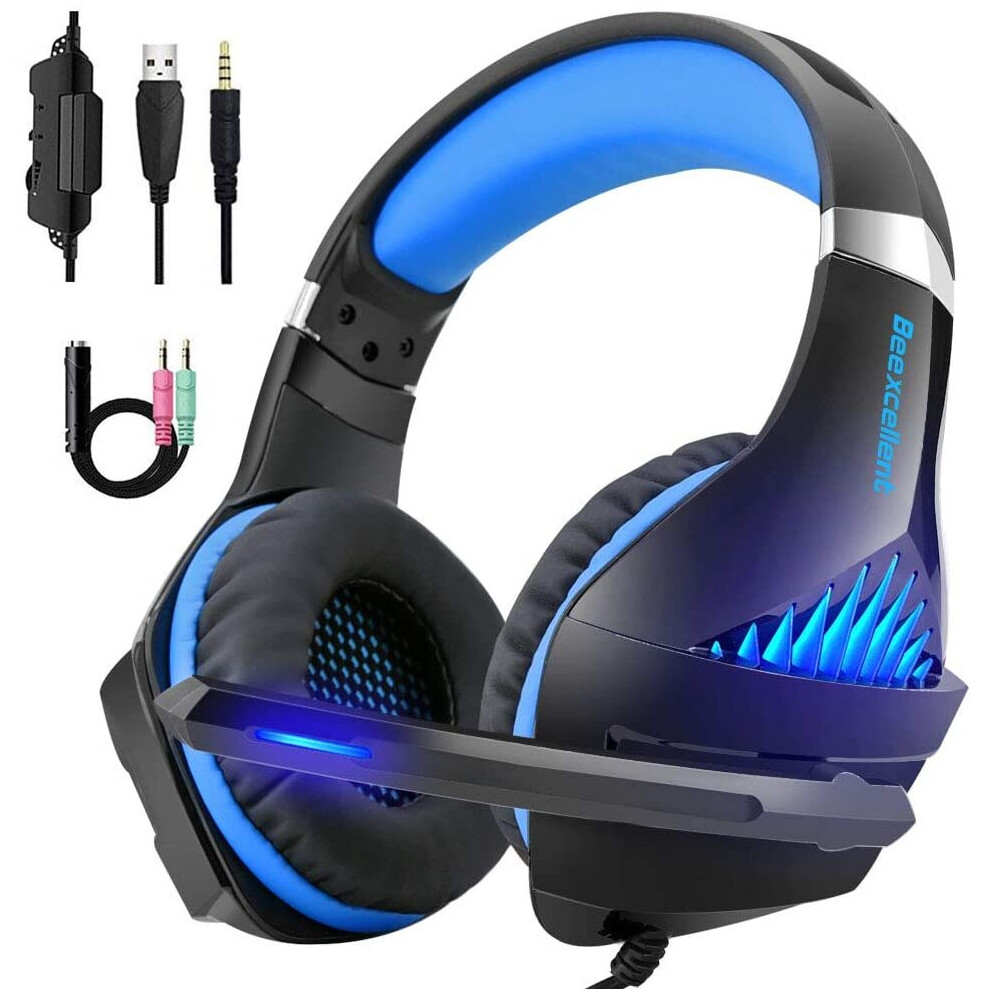 Gaming Headset Stereo Surround Sound Gaming Headphones Light 797710616231