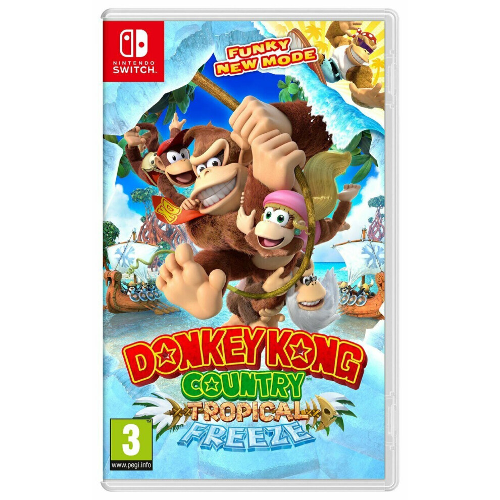 Donkey Kong Country: Tropical Freeze Nintendo Switch Game 7425106386354
