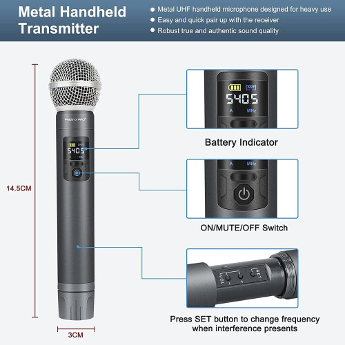 Wireless Handheld Microphone System 2