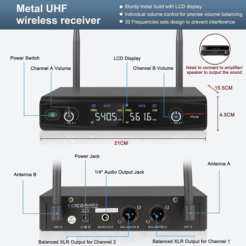 Wireless Handheld Microphone System 1