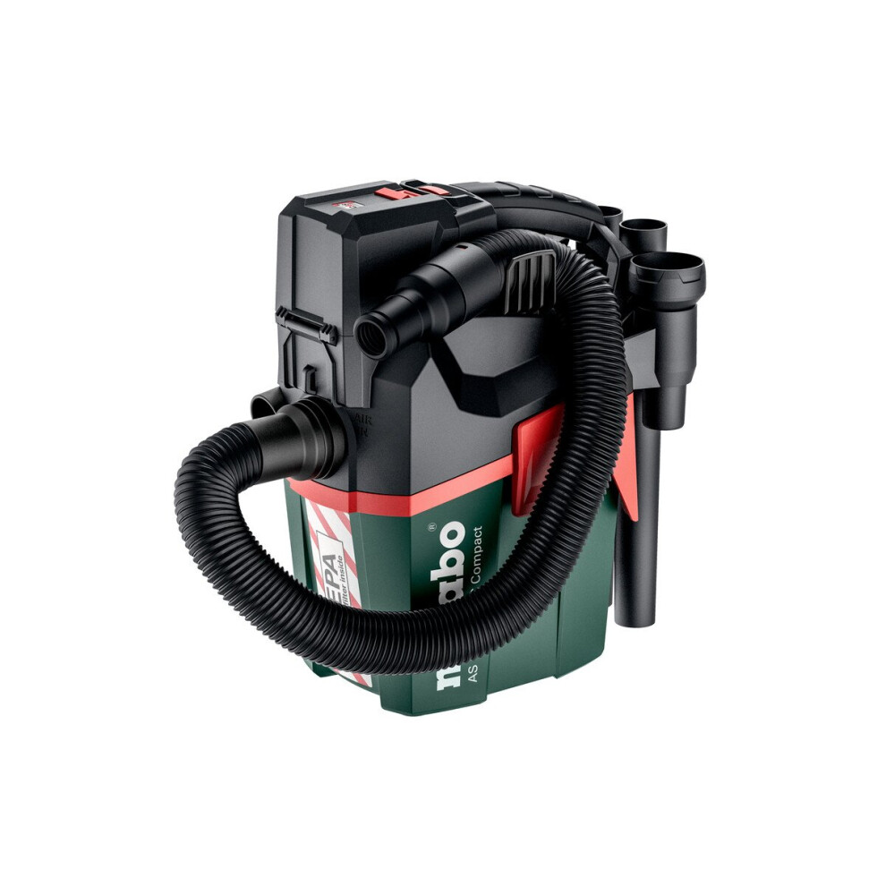 METABO AS 18 HEPA PC COMPACT 18V CORDLESS VACUUM CLEANER, BODY ONLY