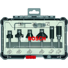 Bosch Trim And Edging 1/4 Inch Shank Router Bit Set - 6 Piece
