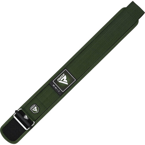 (Small, Green) RDX Weight Lifting Belt, Adjustable Back Support 1