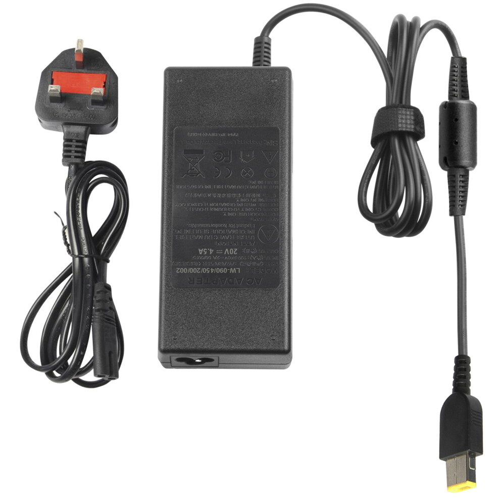 FUTUREBATT 90W 20V 4.5A AC Adapter for Lenovo ADP-90XD B Laptop Charger Power Supply Cord