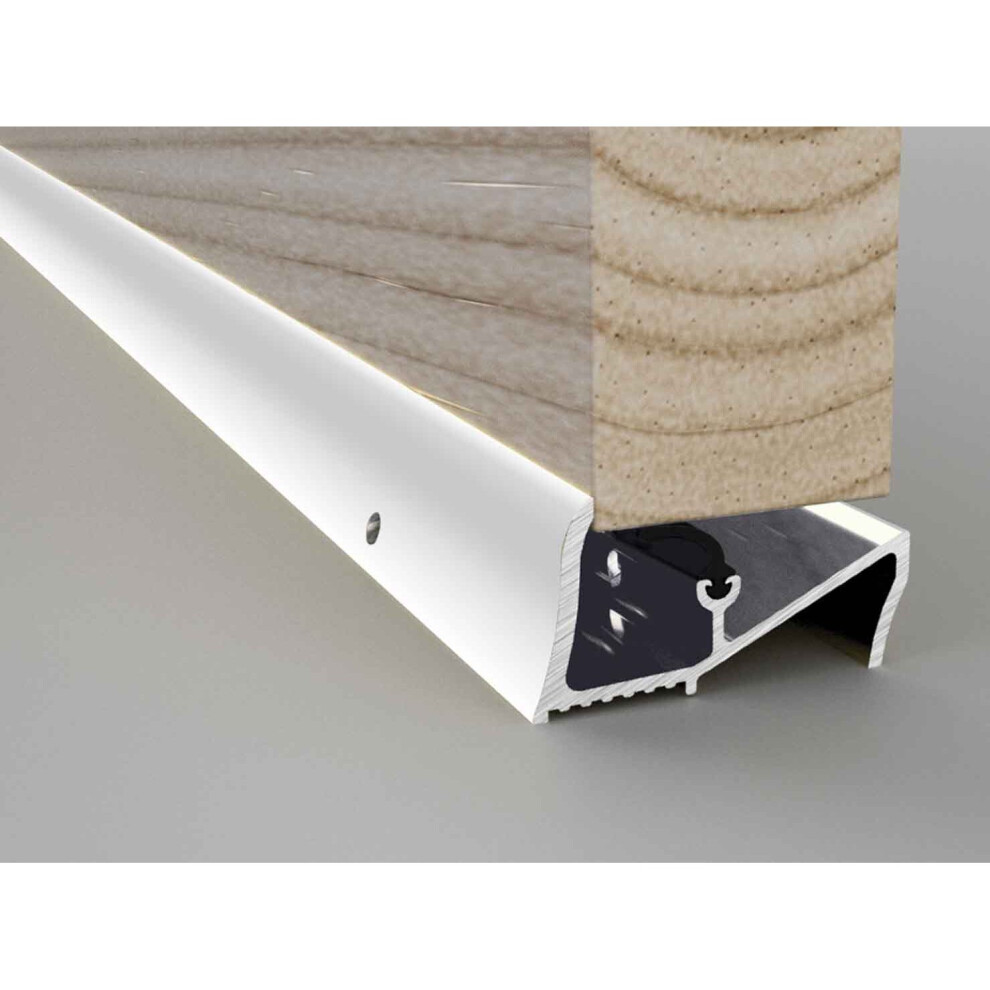 (White) Lowline Door Threshold Sill Weather Water Draught Excluder Seal Cill 738944575598