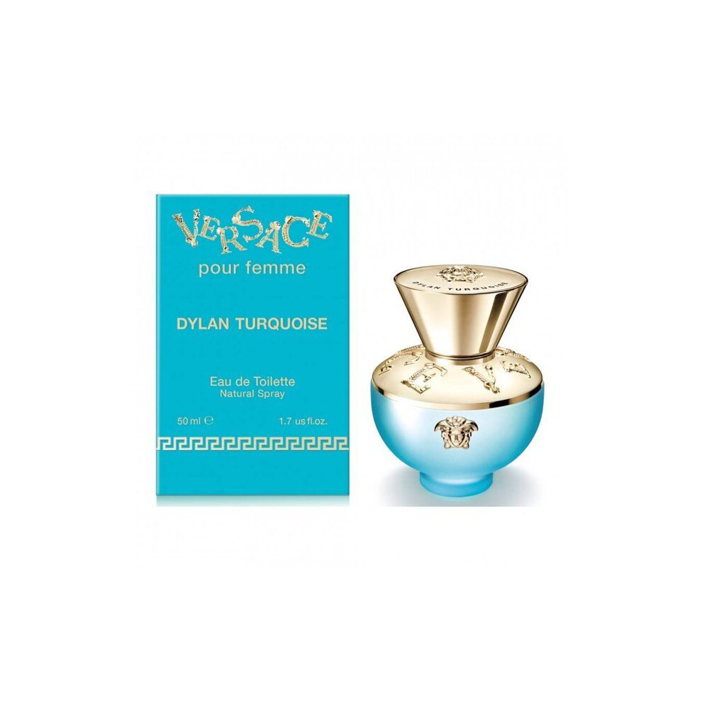 Dylan Turquoise Women 1.7 Oz Eau De Toilette Spray Box By Versace