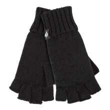 (One Size, Schwarz) Heat Holders - Heat Holders Handschuhe Fingerlos Damen Thermo Handschuhe Ohne Finger Stricken