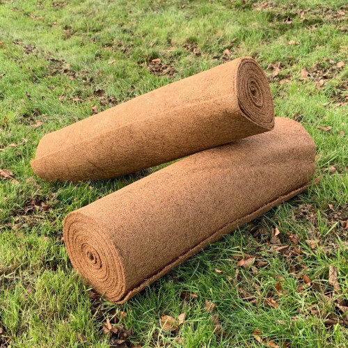 Selections Set of 2 Coco Hanging Basket Planter Liner 10m Bulk Rolls 1