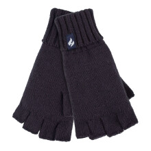 (One Size, Marineblau) Heat Holders - Heat Holders Handschuhe Fingerlos Damen Thermo Handschuhe Ohne Finger Stricken