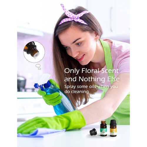 Essential Oils Set. Aromatherapy Essential Oil For Diffuser. Gift Set. (6x10ml) 1