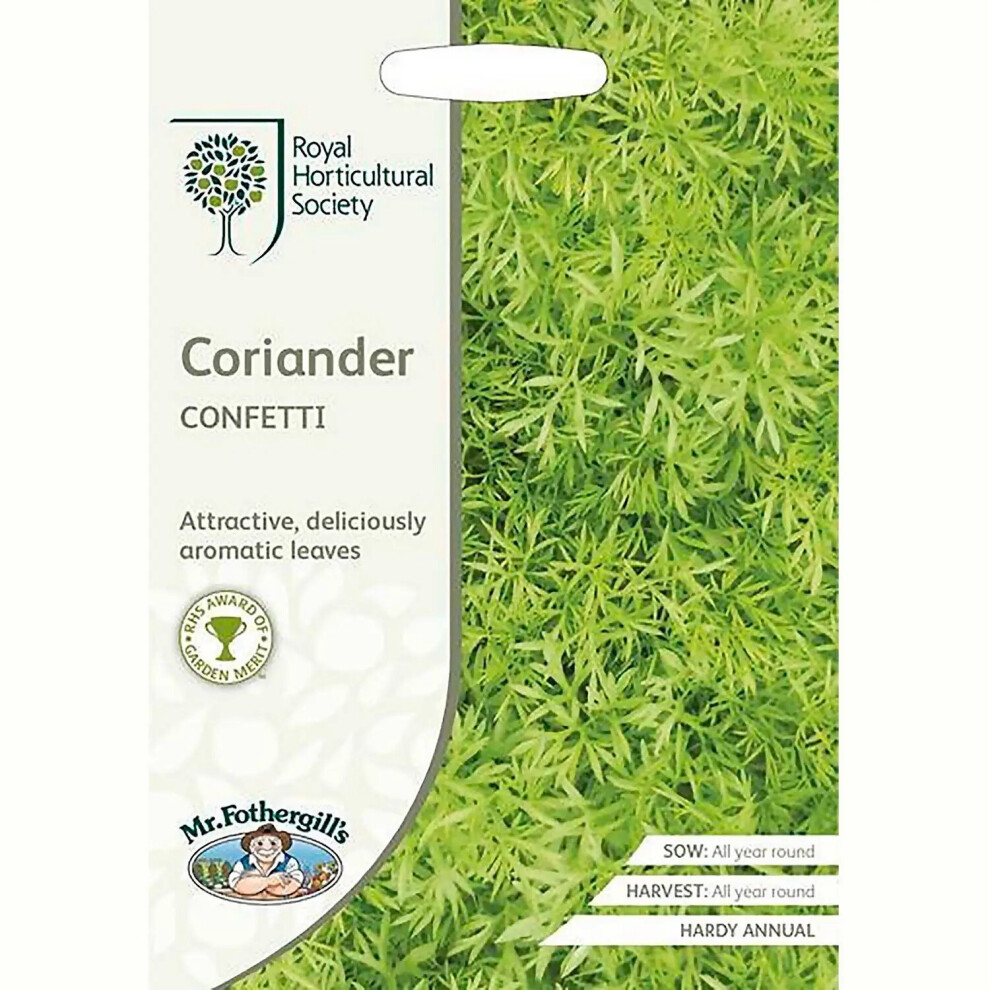Mr Fothergill's Mr.fothergill's Rhs Home Grown Herb Coriander Seeds Packet