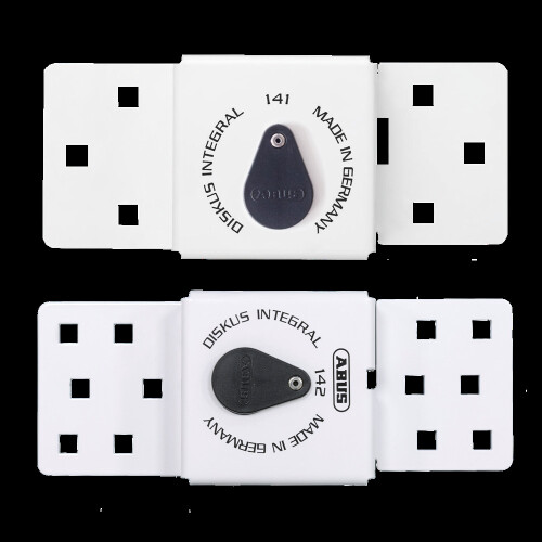 Abus ABUS 141 & 142 Series Integral Diskus Van Lock Twin Pack