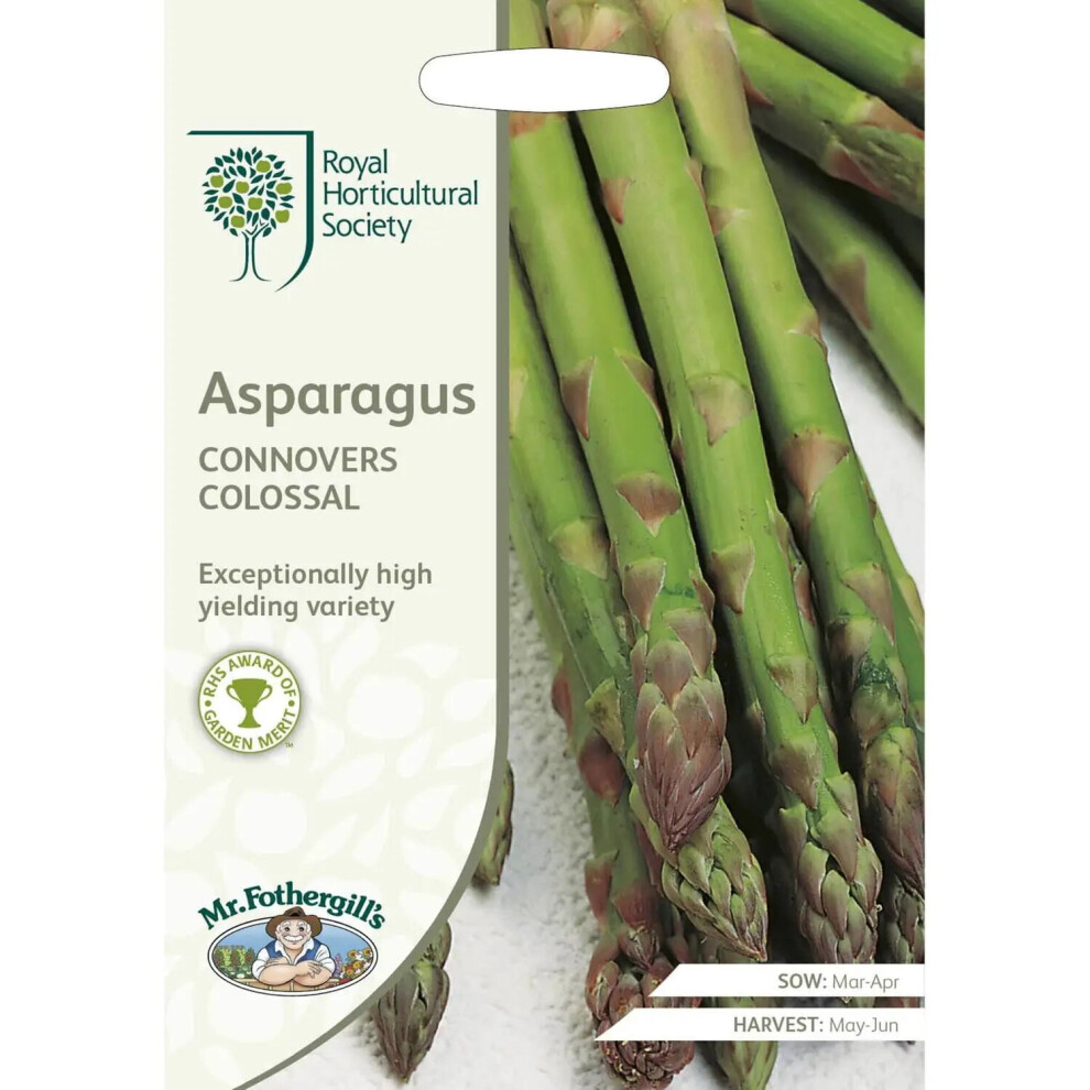 Mr Fothergill's Mr.fothergill's Rhs Asparagus Connovers Colossal Seeds Packet