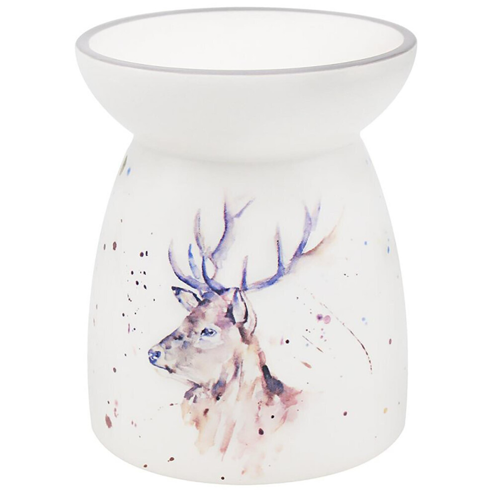 Ceramic Oil Wax Warmer Country Life Stag