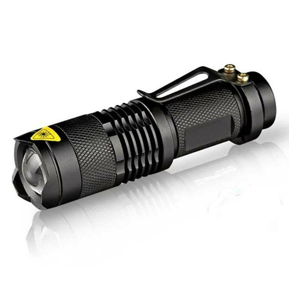 Small Tactical Torch Mini Handheld Powerful LED Pocket Flashlight
