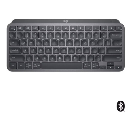 Logitech Logitech MX Keys Mini Minimalist Wireless Illuminated Keyboard, Compact, Bluetooth, Backlit, USB-C, Compatible - Graphite