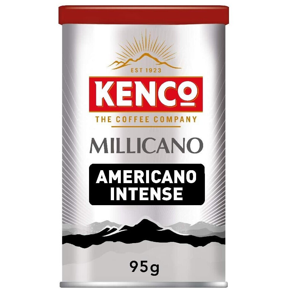 Kenco Millicano Americano Intense Instant Coffee 95g (Total of 6 Jars)