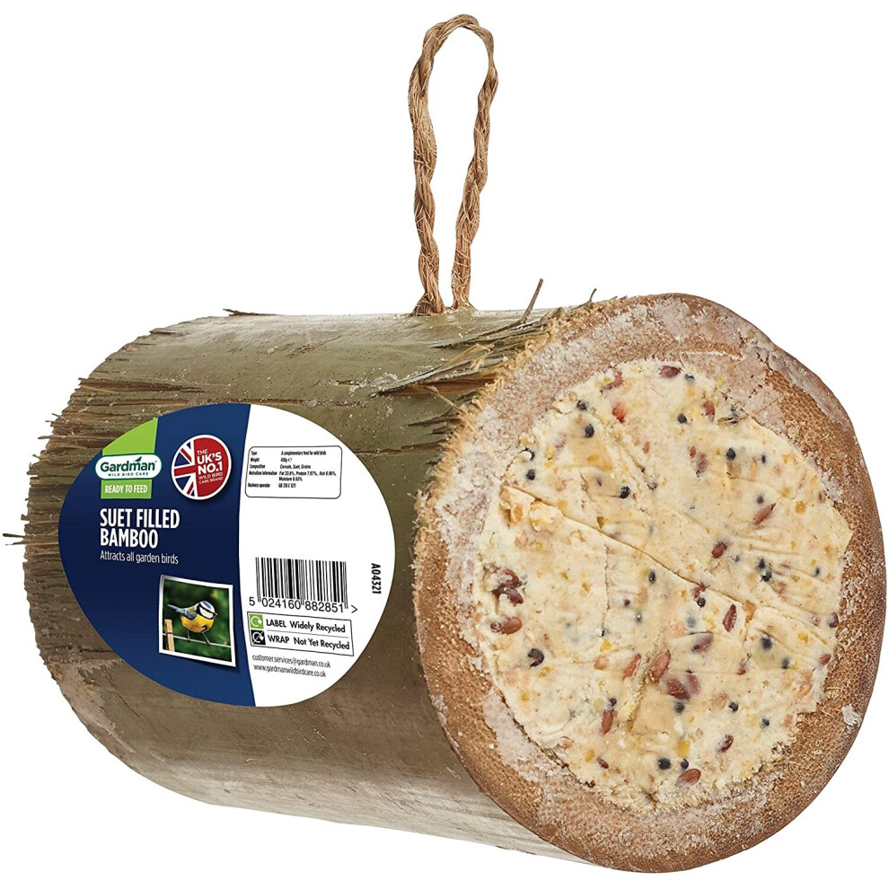 Gardman A04321 Suet Bird Food, Natural