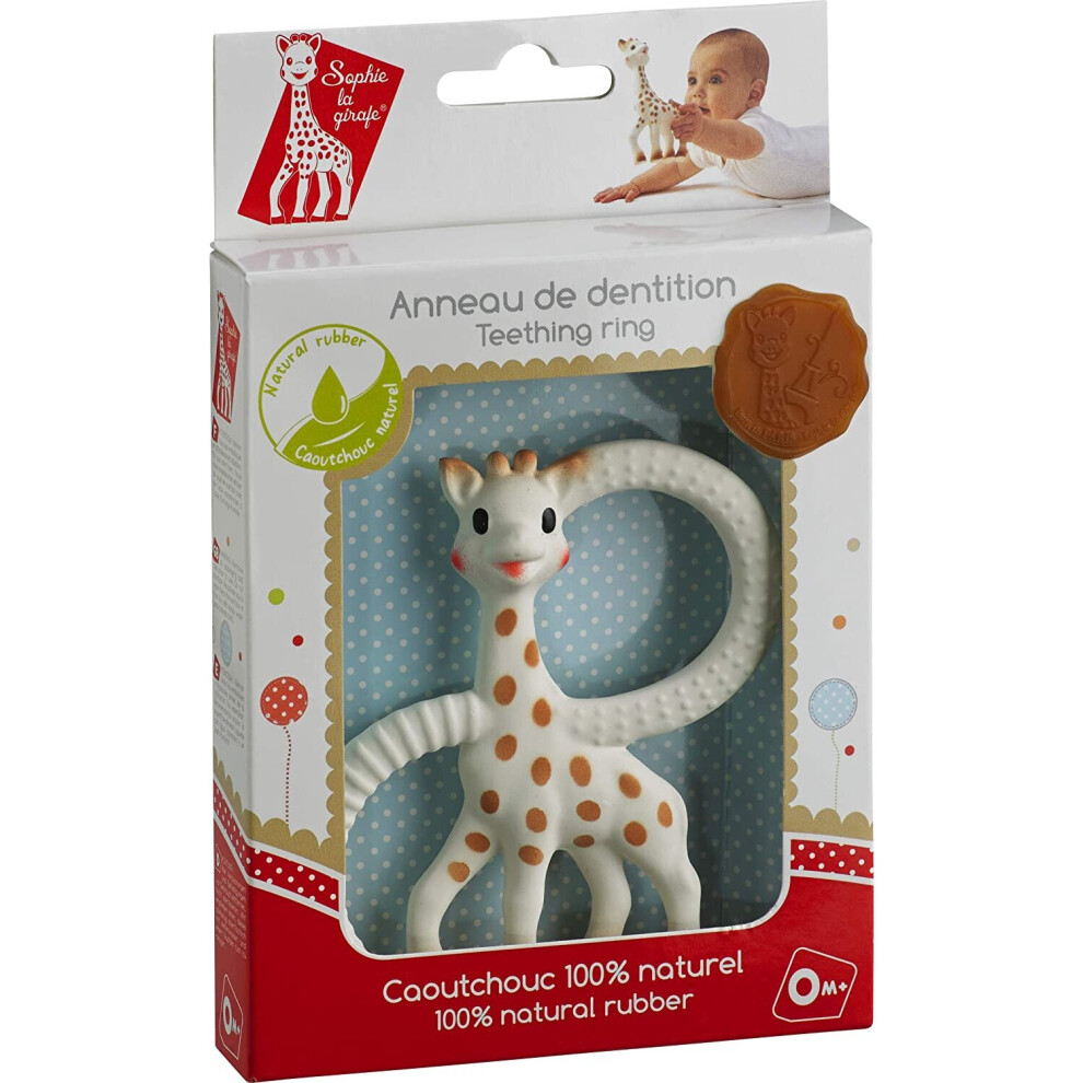 Sophie la girafe Vulli Teething Ring, Rubber 100% Natural, Fresh Touch