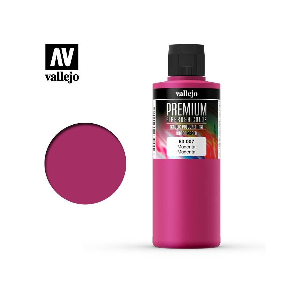 VAL63007 - AV Vallejo Premium Color - 200ml - Opaque Magenta