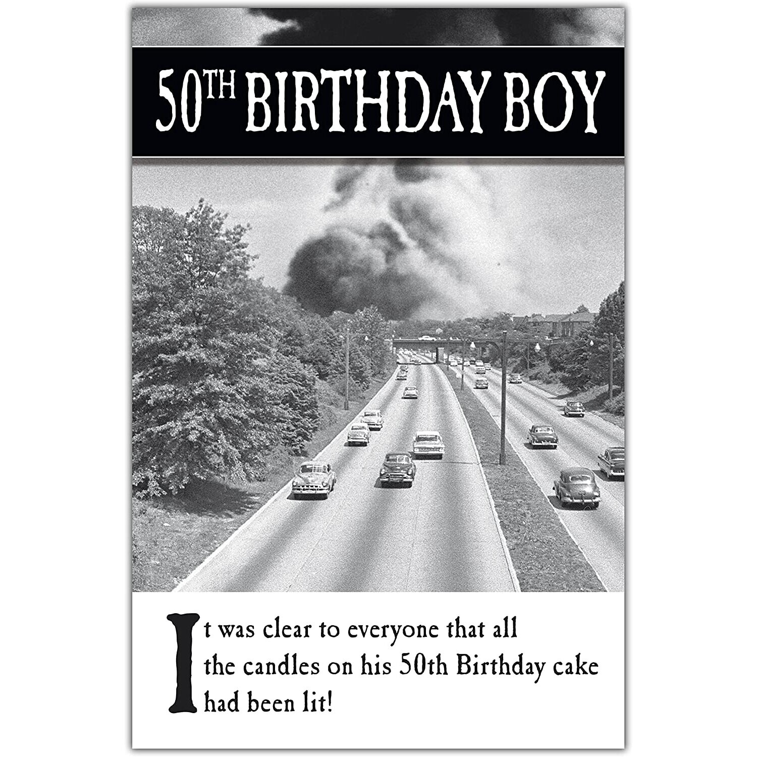50th Birthday Card for Him, Funny 50th Birthday Card Men, Happy 50th ...