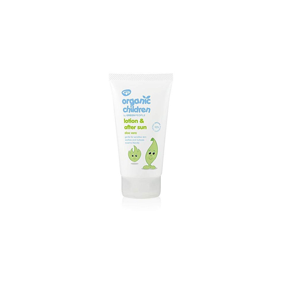 People Organic Children Aloe Vera Lotion & After Sun 150Ml Green