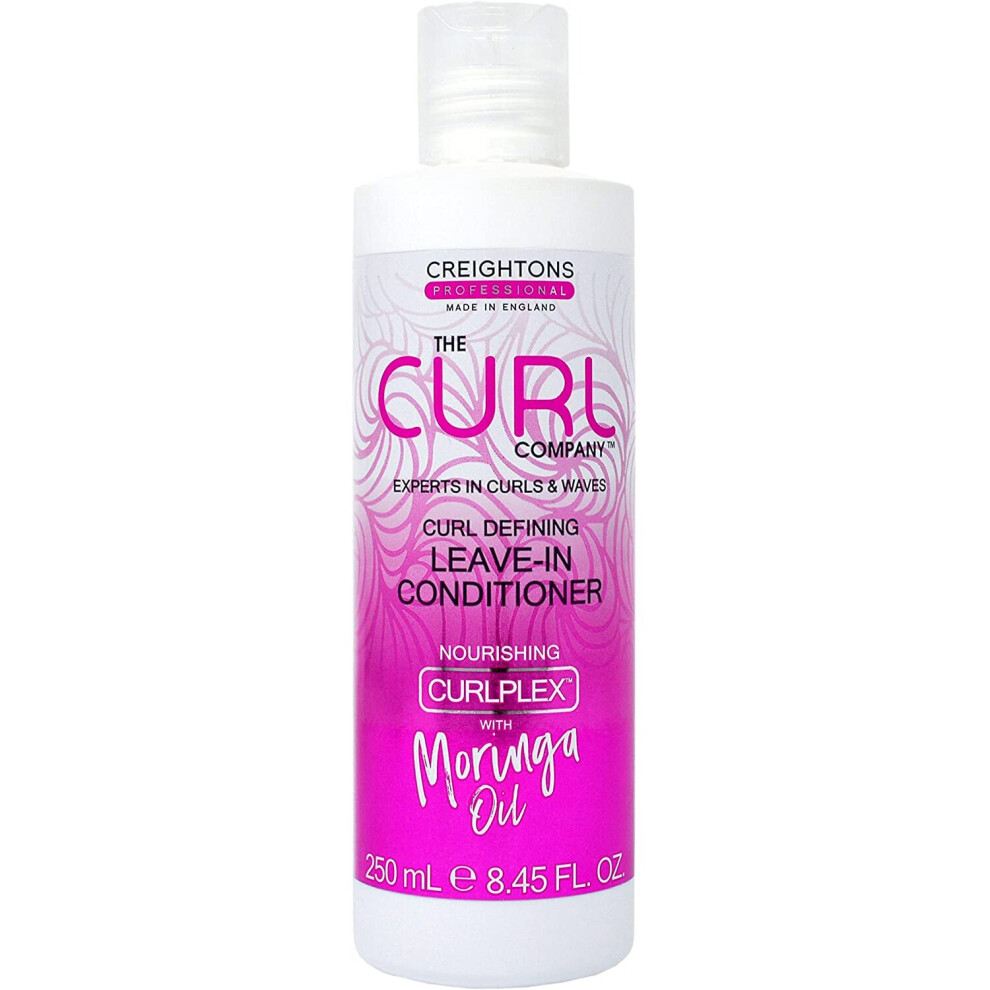 The Curl Company Intensely Moisturize Thirsty Perfect Defining Curls & Coils Leave-In Conditioner, Professionally Formulated With Curplex & Nourishing