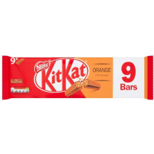 KITKAT 2 Finger Orange Biscuits Bar, Pack of 9