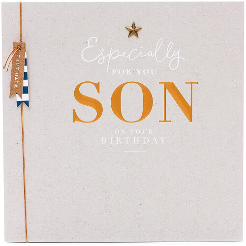 UK Greetings Birthday Card For Dad - Laser-Cut Design, Multi, 149mm X