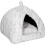 Petface Luxury Bamboo Plush Cat Igloo Bed 1