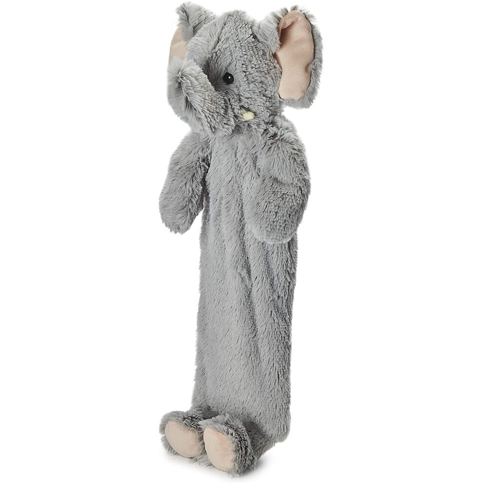 Warmies Grey 3D Hot Water Bottle - Elephant,