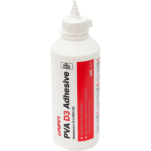 Unika PVA D3 Adhesive Glue, 500ml