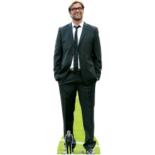 Star Cutouts Ltd CS791 Jurgen Klopp Lifesize Cardboard Cutout Football Manager with Free Mini Standee 189cm Tall, Multicolour
