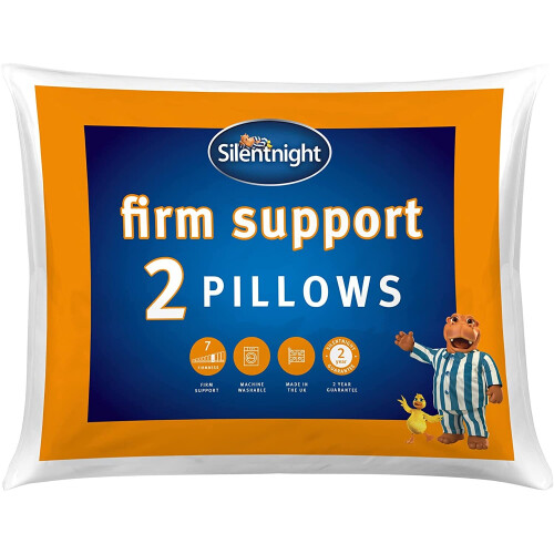 Silentnight Silentnight Firm Support Pillow Pair, Ideal for Side Sleepers