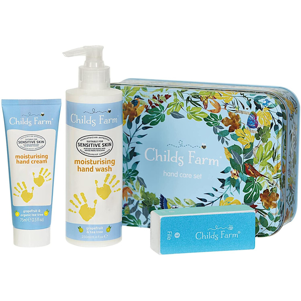 Childs Farm | Hand Care Gift Set | Hand Wash, Hand Cream & Nail File | Sensitive Skin